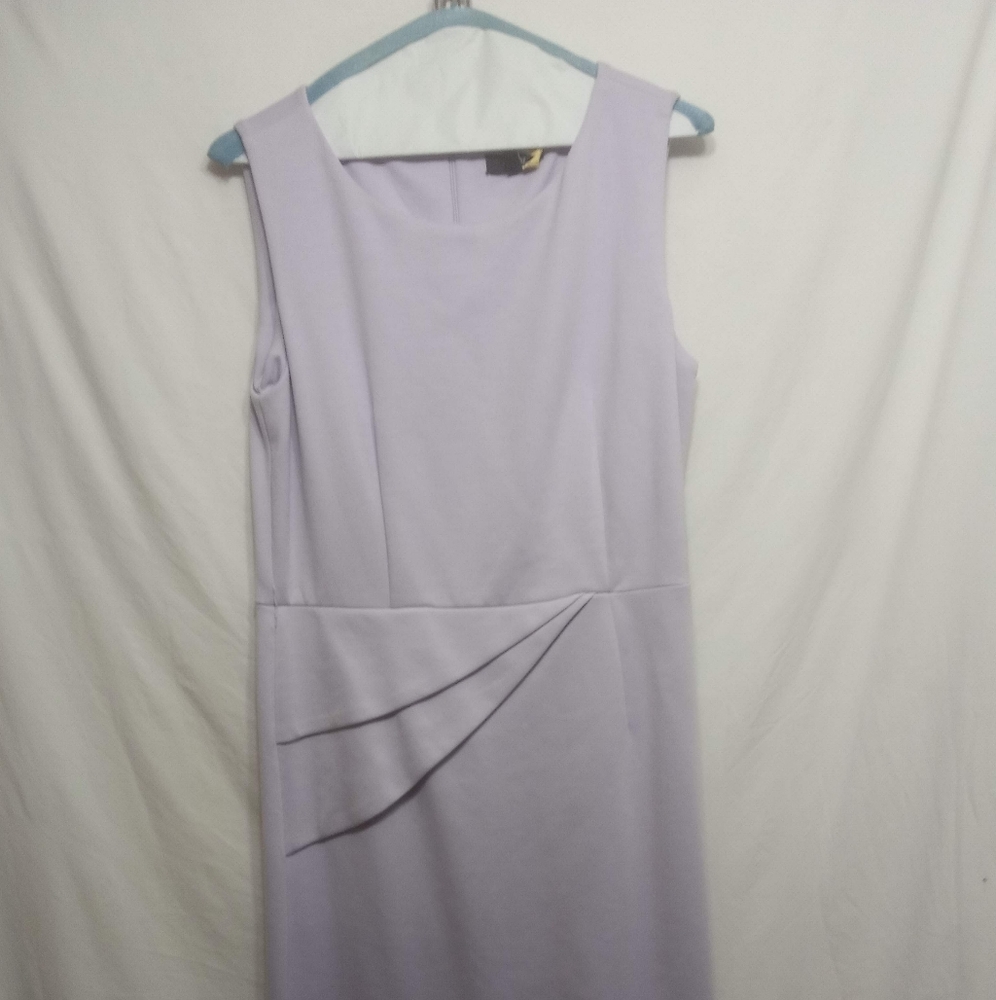 Womens dress size 8 with belt lavender color